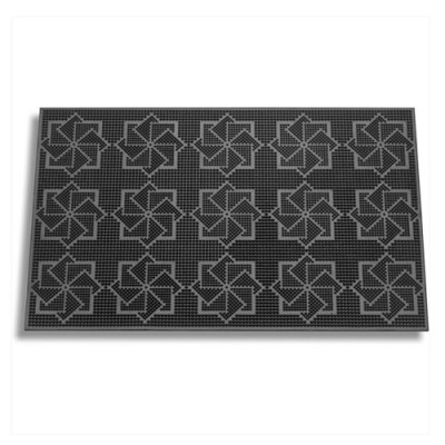 Килимок гумовий придверний 58см*36,5см*0,5см K-16 ромбики уп. 10 шт.