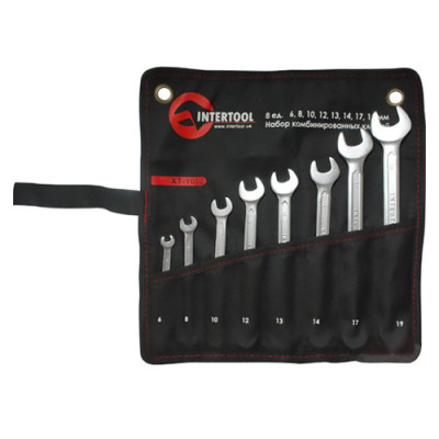 Набір ключів комбінований, 6-19мм., 8шт