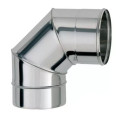 Коліно збірне з нерж. сталі d 120мм 90 градусів