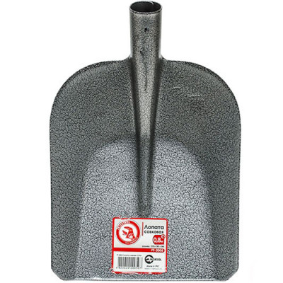 Лопата совкова 28см*23см молоткове покриття 0,8 кг /уп 12шт