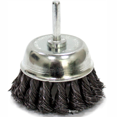 Щітка торцева для дрилі Сталь 75 * 6мм /уп 12шт