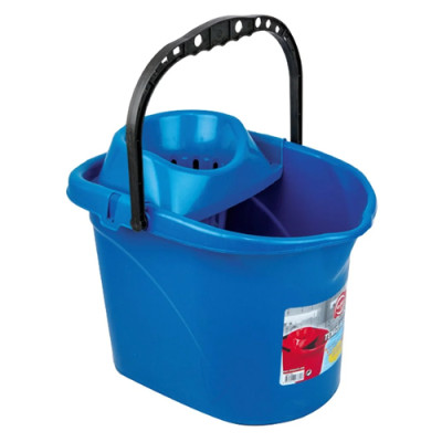 Відро МОП п/е з віджимом 13л ELIF Синє/U380