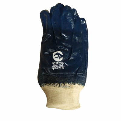 Рукавички МаслоБензостійки /Сині/ на резинці /120 пар в уп/