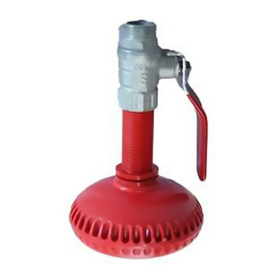 Душ літній метал, короткий кран латунь, гайки пластик  / 50шт