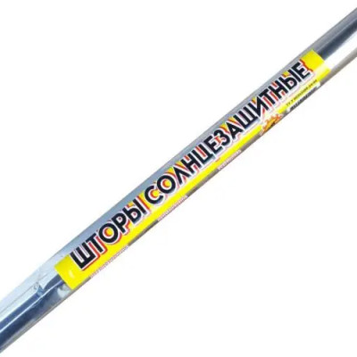 Штора сонцезахисна БІЛО-ЖОВТА упаковка 0,6 м