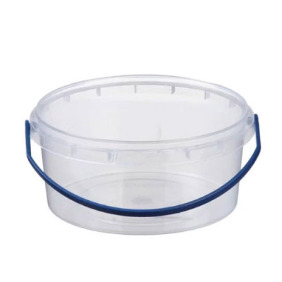Відро харчове 3л з кришкою і ручкою (для засолювання) прозоре