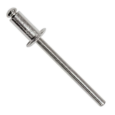 Заклепка алюмінієва 4,0мм х 6,0 мм, /уп.=50шт./ Заклепка алюмінієва 4,0мм х 6,0 мм, /уп.=50шт./