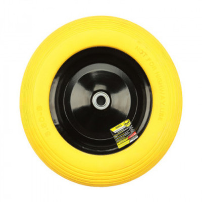 Колесо пневмо 4,0*8 (арт 01-011) жовте о/d=20