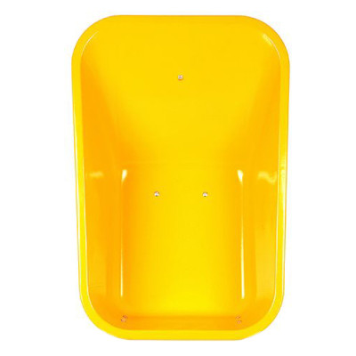 Кузов жовтий (метал) 80л до тачки арт 01-006 (з отворами)