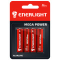 Батар. Enerlight Mega Power AA BLI 4/блістер 4шт (LR06/LR6)/12шт в кор.