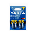 Батар. Varta High Energy/Longlife Power AA BLI 4 Alkaline (4906) блістер/20шт в кор.