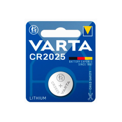 Батар. Varta CR 2025 BLI 1 Lithium, блістер/10шт в кор./