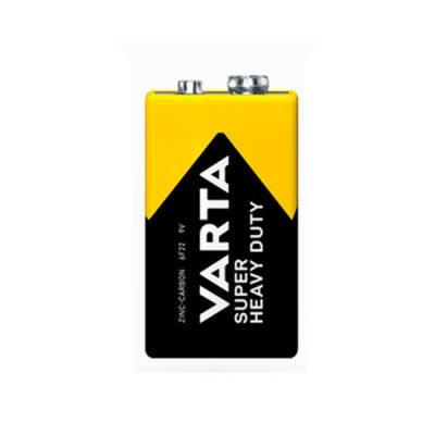 Батар. Varta Superlife 6F22 FOL1 Zing-carbon/12шт в кор./