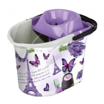 Відро МОП п/е з віджимом 13л ELIF Ейфелева вежа/U381