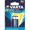 Батар. Varta High Energy/Longlife Power 6LR61 BLI 1 Alkaline (4922)/10шт в кор./