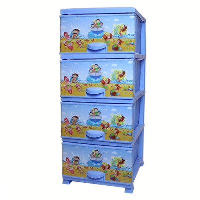 Комод на 4 шухляди дитячий 375*455*900 мм ELIF Морські канікули