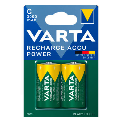 Акумул. VARTA (56714) Rechargeable accu C 3000mAh BLU 2 NI-MN (READY 2 USE)/10шт в кор./