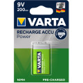 Акумул. VARTA (56722) Rechargeable accu 6F22 9V 200mAh BLU 1 NI-MN (READY 2 USE)/10шт в кор./