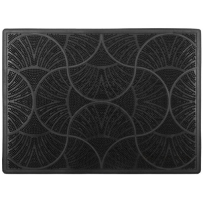 Килимок гумовий придверний 57,2см*42см К-306 візерунки великі уп. 10 шт.