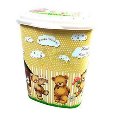 Кошик для білизни 45л ELIF Плюшевий ведмедик