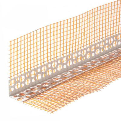 Куток Пластик перфор. з сіткою ЕКО ПЛЮС 6,5см на 6,5 см 3м /50шт.