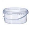 Відро харчове 0,5 л кришкою і ручкою (для засолювання) прозоре
