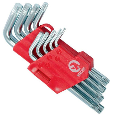 Набір зірочок Г-подібних TORX 9шт., Т10-Т50, Сr-V. Small