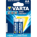 Батар. Varta High Energy/Longlife Power AA BLI 2 Alkaline блістер(4906)/20шт в кор./