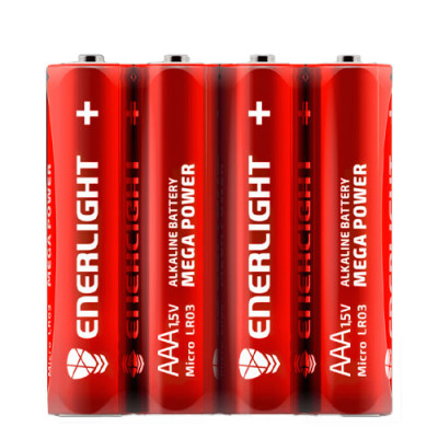 Батар. Enerlight Mega Power LR03-SH4  ААА FOL4/10шт в кор./