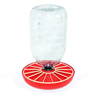 Поїлка для дом.птіци під п/е пляшку 2л К / уп. 10 штук./