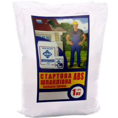 .Шпаклівка ABC Стартова 2кг / 10шт BUD EFFEKT