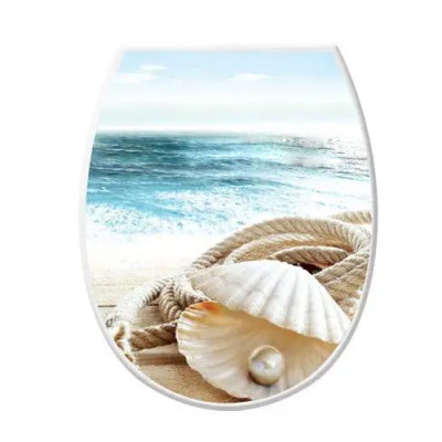 Сидіння для унітазу пластик ELIF Перлина /U372