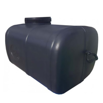 Ємність п/е для душу прямокутна не харчова Літолан 125л 90*51*46см чорна