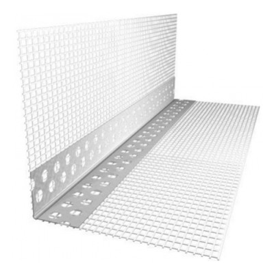 Куток Пластик перфор. з сіткою 7см на 7см 3м /50шт./