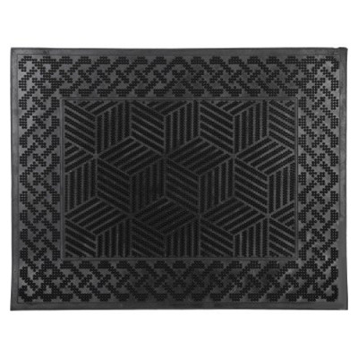 Килимок гумовий придверний 42,5см*55см K-303 орнамент уп. 10 шт.