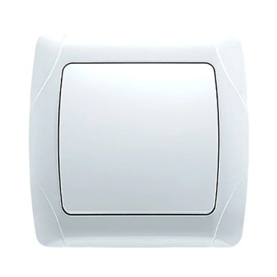 Вимикач 1-й внутрішній VIKO Кармен / уп 12шт / ящ.120шт