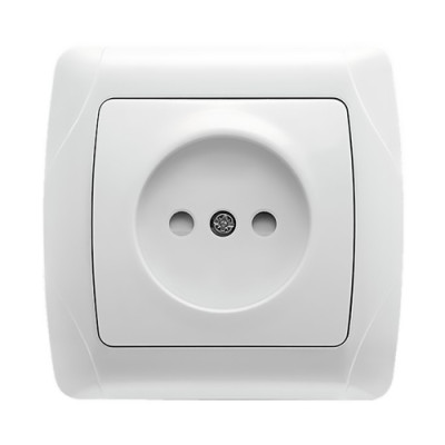 Розетка 1-я б/з внутрішня VIKO Кармен / уп 12шт / ящ.120шт