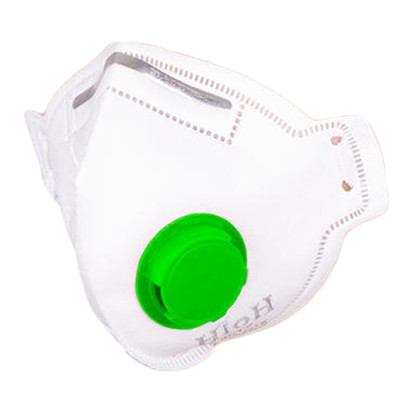 Маска-респіратор вугільний FFP-1D, Неон-1К з клапаном зелений (аналог Росток 1ПК) Маска-респіратор вугільний FFP-1D, Неон-1К з клапаном зелений (аналог Росток 1ПК)