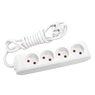 Подовжувач 4г б/з 3м (Multi-Let) VIKO /уп.12шт