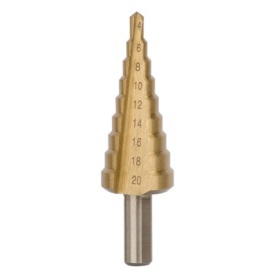 Свердло по металу 4мм-20 мм ступеневе /уп 10шт