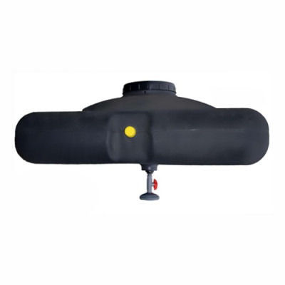 Ємність п/е для душу ПластБак 70л 31,5*65*72,7см (криша) чорна