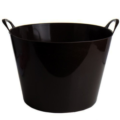 Кошик еластичний будівельний 26л ЧОРНИЙ Woffmann