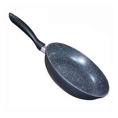 Сковорода з АП мармуровим покриттям d=240 SANTAREMО Чорна