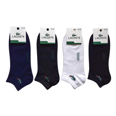 Шкарпетки (№335) короткі Lacoste S515 чол(41-45) Мікс уп.12шт