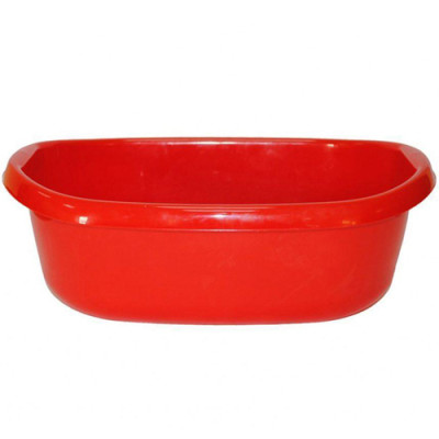 Таз 20л п/е харч. овал LAM Червоний