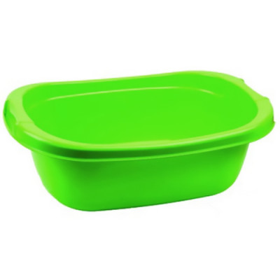 Таз 20л п/е харч. овал LAM Світло-зелений
