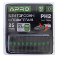 Біта APRO 25мм PH2 ударна торсіонна, уп. 10шт.