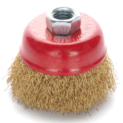 Щітка торцева ЛАТУННИЙ дріт 65мм(УШМ) 830424 (APRO)