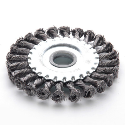 Щітка кільцева СТАЛЕВИЙ дріт витки 65мм(УШМ) 830438 (APRO)