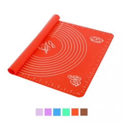 Килимок силіконовий для тіста з розміткою 50*40 см МН-3390/60 шт в ящ